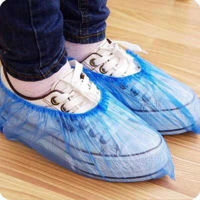 100PCS/Set Plastic Disposable Shoe Covers Cleaning Overshoes Outdoor Rainy Day Carpet Cleaning Shoe Cover Waterproof Shoe Covers Shoes Accessories