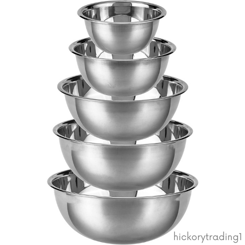 Best Seller MIXING BOWL SET 5in1 Mixing Bowl Set Stainless Steel