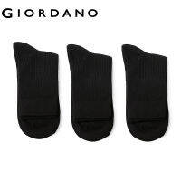 Giordano ถุงน่องลูกไม้สองเข็มแบบเส้นหลุมสามคู่ 01151015