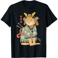 Awesome Neko Samurai Cat Japan T-Shirt