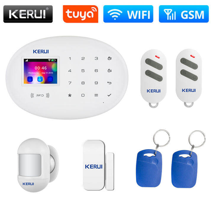 KERUI W204 Wireless WiFi 4G GSM Security Alarm System,Tuya APP Control