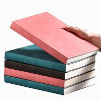 2021 A4/480 Page Thick Notebook School Office Supplies Plan Schedule Organizer Stationery Blank Grid Soft Leather Christmas Gift Note Books Pads