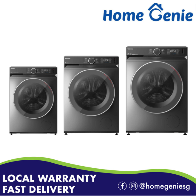 Toshiba 8.5Kg / 9.5Kg / 10.5Kg Steam Wash Front Load Washing Machine TW