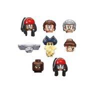 MINI Pirates Action Figures Building Blocks ภาพยนตร์แคริบเบียนตัวละครคลาสสิก Captain Mermaid กะลาสีอิฐเด็ก DIY Toys