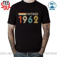 Retrochy Vintage Retro 1962 T-Shirt 59Th Birthday Tee Shirt Born In 1962 T Shirt 59 Years Old Club Tshirt 60S Man Clothing 【Size S-4XL-5XL-6XL】