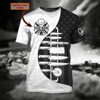 (ในสต็อก) เสื้อเชิ้ต Chef Life 2023 Summer Man เสื้อยืด Custom Name Chef 3D All Over Printed Unisex เสื้อยืด Chef Gift Casual Sport T-Shirt DW50 (ชื่อเล่นและโลโก้ฟรี)