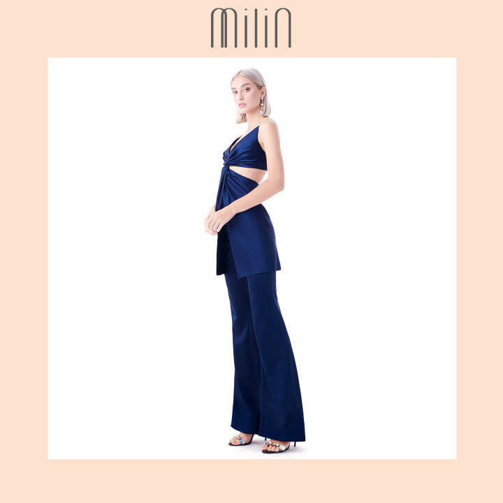 milin-high-waist-flare-silk-satin-pants-กางเกงเอวสูงขายาวผ้าซาติน-camino-pants