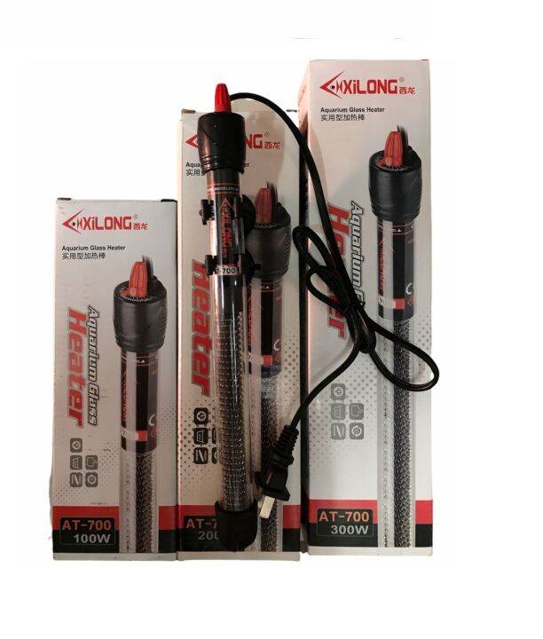 XiLong AT-700 Aquarium Glass Heater 西龙AT-700实用型加热棒 自动恒温保温棒 100W /200W ...
