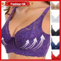 FASHIONHA ขนาดพิเศษผู้หญิงเต็มแผ่นบรามีสายรัดด้านล่างชุดชั้นใน Bralette