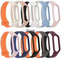 สาย Jam Tangan MAGNET สำหรับ Xiaomi Mi Band 8 7 6 5 4 3สายรัดข้อมือซิลิโคนสำหรับ MiBand 3/4 NFC Band5 Band6อุปกรณ์เสริม Strap Smartwatch