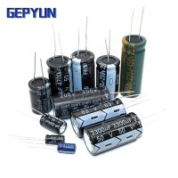 5ชิ้น250V330UF 250V330UF 250V220UF 25V3300UF 250V150UF 200V330UF 400V180UF 450V220UF 25V680 0UF ตัวเก็บประจุแบบอิเล็กโทรไลติก Gepyun ใหม่