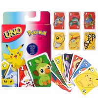 ONE FLIP! Cartoon Board Game Pikachu Figure Pattern Fun Entertainment Poker Card Games with