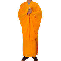 5 Colors Zen Buddhist Robe Lay Monk Meditation Gown Monk Training Uniform Suit Lay Buddhist Clothes Set