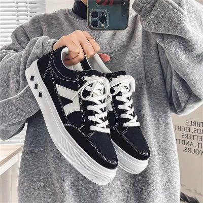 🏅 Canvas shoes mens autumn breathable tide brand casual sports all-match 2023 new youth student shoes sneakers