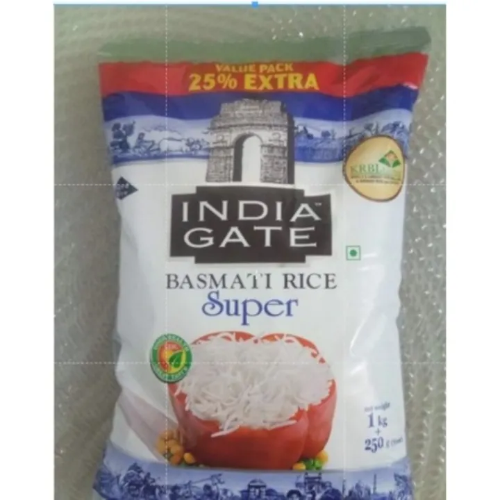 INDIA GATE SUPER 1Kg (25 ) EXTRA INDIA GATE SELECT (20 ) NONGMO
