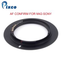 Pixco สำหรับ M42-Sony AF อแดปเตอร์ออโต้โฟกัสชุดสำหรับ M42เลนส์มือหมุนไปโซนี่อัลฟ่า Minolta กล้องเอ็มเอสีดำ