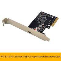 PCI-E3.0 X4 USB3.2 Gen2X2 ASM3242 Chip Adapter Card