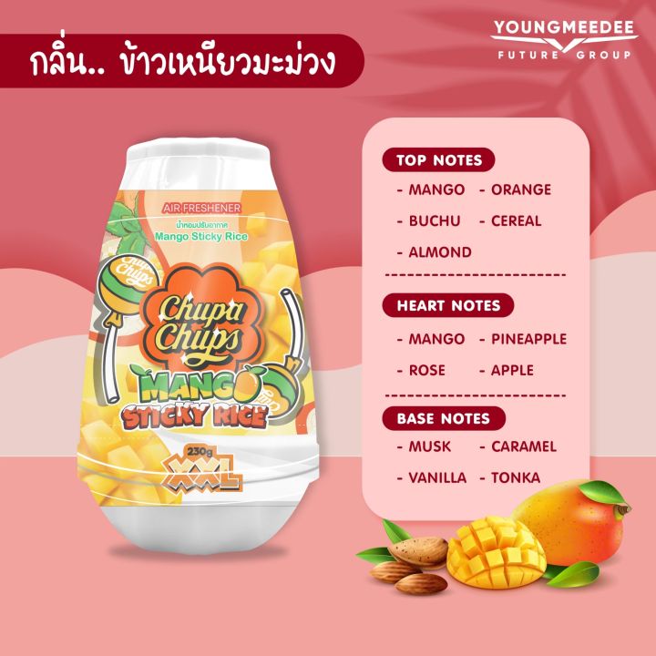 สินค้าใหม่-chupa-chups-x-freshtime-เจลหอมปรับอากาศ-น้ำหอมปรับอากาศ-กลิ่นผลไม้-วางไว้ที่ไหนก็หอม-ขนาด-230g-มีให้เลือก-4-กลิ่น