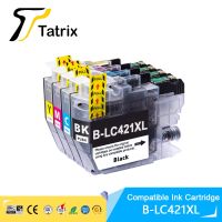 LC421 LC421XL ความจุสูง2023 Tatrix ขนาด421XL ที่รองรับตลับหมึกสำหรับเครื่องพิมพ์ DCP-J1140DW MFC-J1010DW Brother DCP-J1050DW