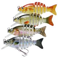 Truscend wholesale price pike bass trout Artificial hard bait multi jointed slow fishing lures slow swim bait for saltwater