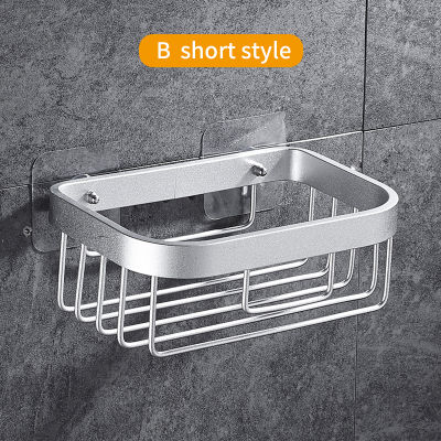 BVZ B Style Short Aluminum Bathroom Shelf Holder Bathroom Storage Space Bathroom Shelf Shower Shampoo Soap Cosmetic Shelves