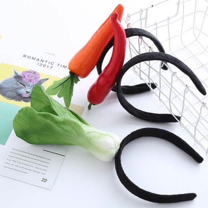 EPF2422 Green Onions Boys Carrot Eggplant Hair Accessories Watermelon