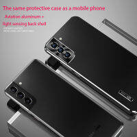 (ร้อน) เปลือกแม่เหล็กโลหะสำหรับ Samsung Galaxy S22 S21ultra S22 Plus เคสศัพท์ในตัวป้องกันเลนส์อลูมิเนียมอัลลอยด์ Ultrathin Case