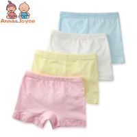 3Pcs/lot Baby Girls Boxer Candy Color UnderPants Baby Cotton Lace Underwear Suitable for 3-10