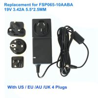 อะไหล่อะแดปเตอร์ DC 5.5X2.5Mm 19V 3.43A 65W สำหรับ FSP FSP065-10AABA Intel NUC แล็ปท็อป Asus ชาร์จแหล่งไฟ PC 4ปลั๊กสายไฟและอะแดปเตอร์