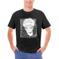 Man Tshirts Yuji Itadori Smile Pure Tshirt Jujutsu Original Print Tee Shirt Clothing Gift