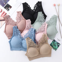 fairybra SB-1933 บราผ้าคอนตอน สายลูกไม้ สปอร์ตบรา เสื้อชั้นในไซส์ใหญ่