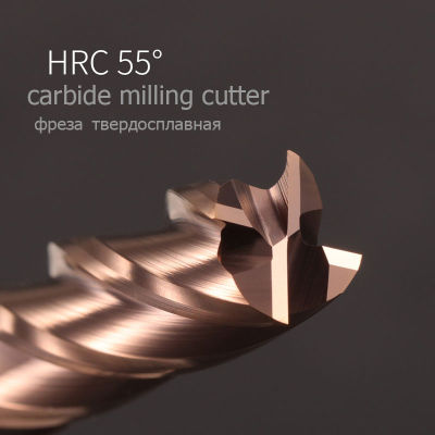 เครื่องตัดมิลลิ่งเคลือบโลหะผสมทังสเตนเครื่องมือเหล็ก Maching Hrc55 Endmill Milling Cutter Kit Milling Machine Tools cnc Router Bits