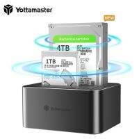 Yottamaster 10TB USB3.0 2Bay External Hard Drive Docking Station 10Gbps 12V 5A Support UASP for 2.5/3.5 Inch SATAIII HDD (KB200)