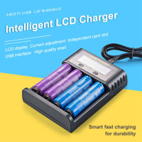 เครื่องชาร์จแบตเตอรี่ USB LED แบบชาร์จไฟได้อะแดปเตอร์ชาร์จพร้อมไฟ LED อุปกรณ์ชาร์จแบบพกพา