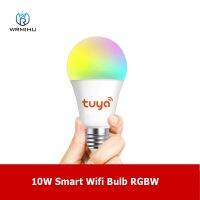 [HOT QQZIWWUJJWG 104] 10W หลอดไฟ LED E27/E26สมาร์ท RGBW Wifi APP Alexa Dimming ปรับความสว่างแสงสีที่มีสีสันเปลี่ยนสี Warm White