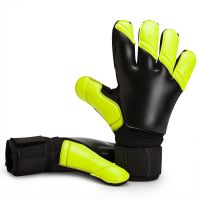 New latex goalie gloves with finger protection Removable finger Thickened soccer goalkeeper gloves adult size 8 9 10