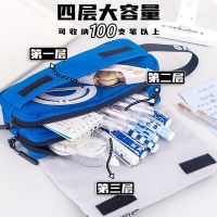 Spot parcel post Pencil Case Large Capacity ins Good-looking Boys Handsome Cool Stationery Junior High School and Elementary School Students Pencil Bag Stain Resistant