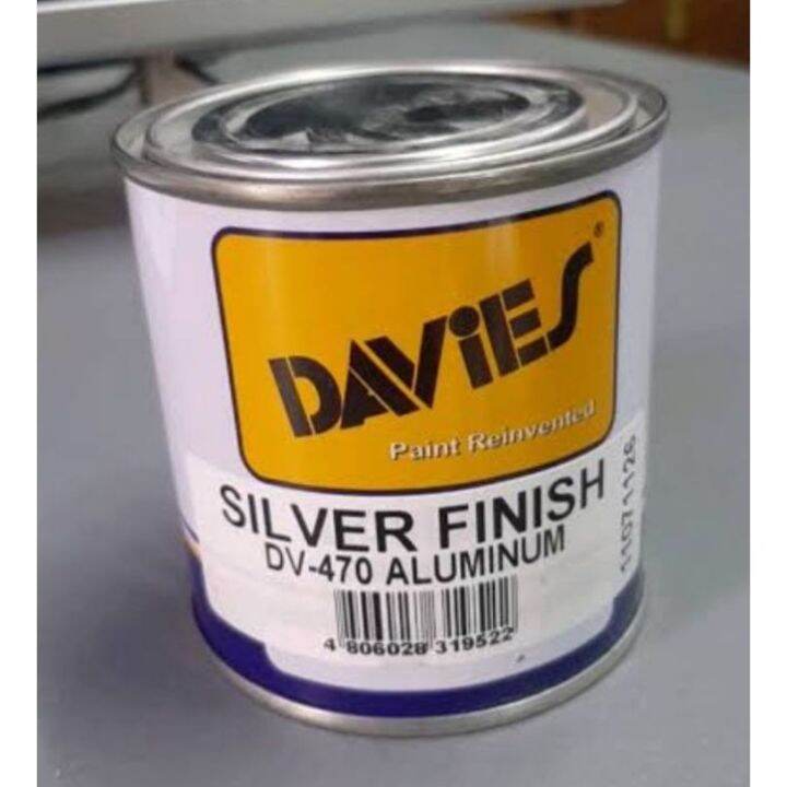 Davies Silver Finish Dv Aluminum Liter Aluminum Paint Silver Pintura Pang Bakal Kahoy