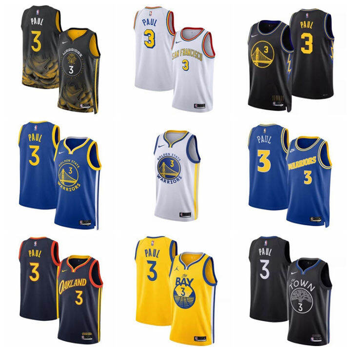 2022-23 NBA Golden State Warriors Basketball Jersey Chris Paul Sports ...