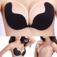 ซิลิโคนที่ไม่มีสายหนัง Bra เปลือย Push Up กาวด้วย drawstrings ที่มองไม่เห็น