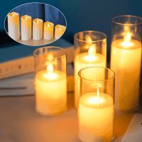 LED Candles Light Halloween Decoration Electronic Battery Powered Candle Lamp Flameless Flickering Tealight Decorative Candles