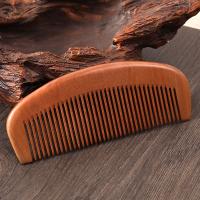 Ease up peach wooden comb natural products sandalwood rosewood head combelectrostatic hair loss prevention long hair for men and women