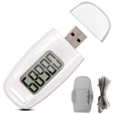 Simple Step Counter,Walking 3D Pedometer with Rechargeable Battery,Accurate Fitness Tracker,Digital Pedometer