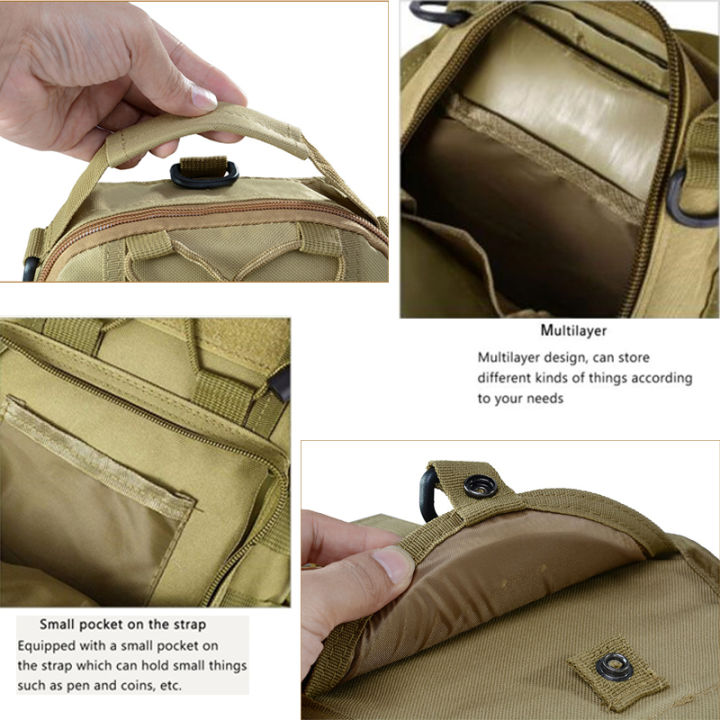 Military Sling Bag Men Tactical Shoulder Messenger Bags Chest Pack ...