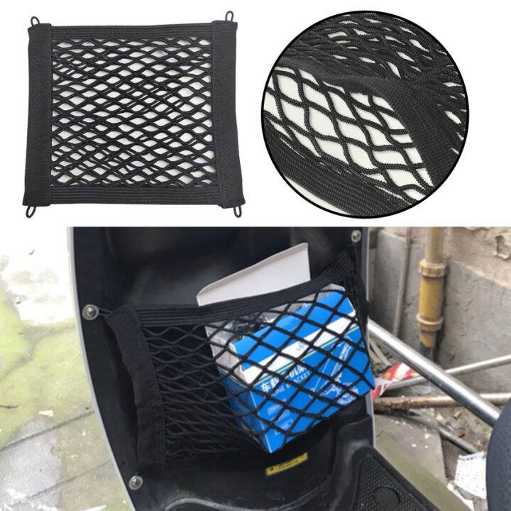 Motorcycle Bicycle Storage Net Trunk Bag Motorbike Luggage Net Hook