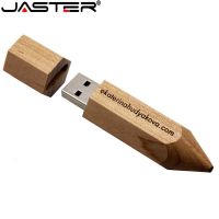 ไม้ JASTER 4GB 8GB 16GB 32GB 64GB 128GB USB แฟลชไดร์ฟ Pendrive การ์ดหน่วยความจำของขวัญ1ชิ้นฟรี Shensong