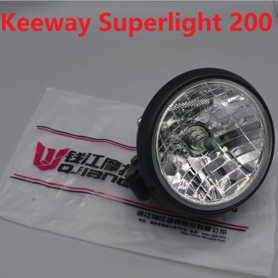 ไฟหน้ารถจักรยานยนต์ซ้ายขวาเปิดไฟสำหรับ QJIANG Keeway Superlight 200 202 QJ200-2H วินเทจ C HOPPER อุปกรณ์เสริม