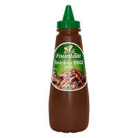 Fountain Squeeze Smoke BBQ Sauce 500g ฟาวน์เทน ซอสบาร์บีคิวกลิ่นรมควันสคิวซ 500มล. (8021)