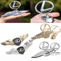 NEW Modified Metal Car Front Hood Bonnet Sticker Automotive Angle Wings Emblem Badge Decal for Lexus ES250 GS300 GS350 GS430 RX300 RX350 RX330 ting