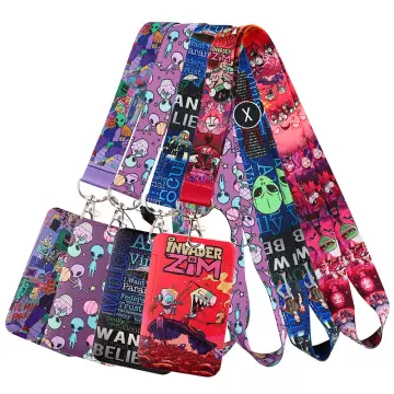 Starry Sky lanyard for keys Chain ID Credit Card Cover Pass Badge